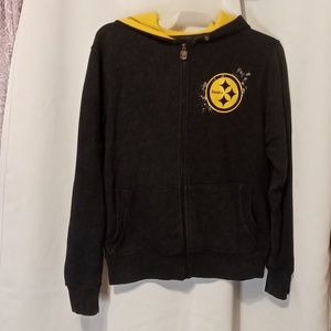 Steelers hoodie size small womans